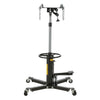 1100lbs Transmission Jacks Hydraulic Transmission Jack 2 Stage W/ Wheels for Car