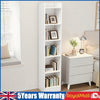 6 Tier Bookcase with Shelving Unit for Storage Bookshelf Living Room Office