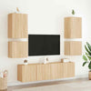 TV Wall Cabinet Sonoma Oak 40.5x30x40 cm Engineered Wood