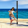 218CM Outdoor Solar-Heated Shower Adjustable Temperature Freestanding Shower