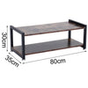 Industrial Wooden Shoe Rack Bench Storage Shelf Organizer Stand Hallway Display