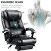 Executive Office Chair Swivel Recliner Chair Leather Computer Desk Gaming Chair