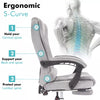 Executive Office Chair Swivel Recliner Computer Desk Gaming Chair with Footrest