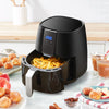 LED Touch 3.8L Air Fryer Power Oven Cooker Oil Free Low Fat Frying Chips Black