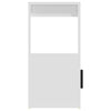 Gecheer Sideboard Buffet Cabinet White 80x30x60 Engineered Wood Side O6C4