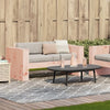 Garden Sofa 2-Seater - 134x60x62 Solid Wood Brown - Patio/Terrace L1L5