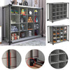 16 Cubes Bookshelf Toy Storage Shoe Shelf Bookcase Open Cube Rack Cabinet Closet