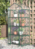 4 Tiers Mini Portable Greenhouse Compact Plant Grow Shed potting 46-3-3