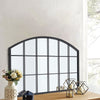 Rectangle Shape Arched Window Mirror Durable Metal Frame Wall Mounted Home Decor