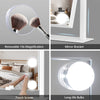 LED Hollywood Makeup Mirror 360° Rotatable Light Vanity Mirror Dimmable 30*40cm
