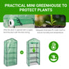 Garden Compact Walk In Greenhouse Frame Shelves Reinforced Cover Cold Frame New
