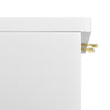 Sideboard Buffet Storage Cabinet with 6 Compartments Living Room Furniture White