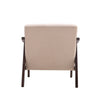 Solid Wooden Frame Armchair Accent Tub Chair Lounge Single Sofa Cushioned Seater