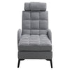 Recliner Chair Occasional Sleeper Sofa Armchair Lounge Footstool Set