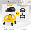 Rolling Mechanic Stool Height Adjustable Workshop Creeper Seat 150 KG Capacity