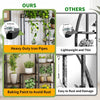 Tall Plant Stand Metal Indoor Flower Pot Rack Hanging Hooks Living Room Balcony