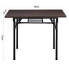 Folding Computer Desk Wooden Foldable Study Writing Table Laptop Home Office PC