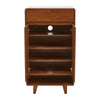 Wooden 5Tier Shoe Cabinet with 2Drawers Home Organizer for Entryway Tidy Storage