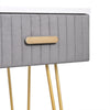 Dressing Table with Mirror 3 Drawers Stool Makeup Vanity Desk Bedroom Furniture