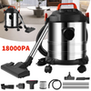 18000PA 20L Vacuum Cleaner Wet and Dry Bagless Cylinder Powerful Compact 3 In1