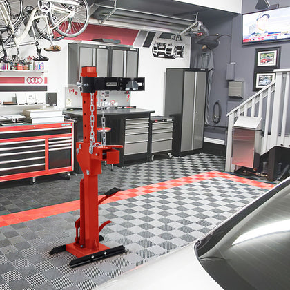 1500kg Hydraulic Auto Coil Strut Spring Compressor Car Repair Adjustable Height