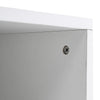 White 36in Electric Fire Electric Fireplace w/ 70in TV Cabinet Unit with Remote