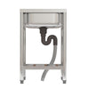 Stainless Steel Commercial Catering Sink Single Bowl Drainer Units Kitchen Basin