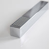 Concealed Thermostatic Shower Mixer Square Chrome Bathroom Twin Head Valve Set