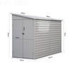 9FT Galvanized Steel Outdoor Bicycle Shed Bike Tool Storage House Garden Shed