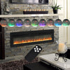 3 in 1 Electric Fireplace Electric Fire Freestanding, Wall Mounted, Recessed