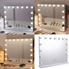 15 LED Hollywood Vanity Makeup Mirror Table Wall Lighted Mirror 58x45cm Light Up