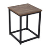 Industrial Table and 4 Stools Rustic Brown Kitchen Breakfast Dining Set of 5