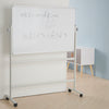 Magnetic Revolving Mobile Whiteboard Aluminium Frame& Dry Wipe Notice Memo Board