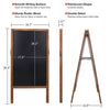 100cm Wood A-Frame Blackboard Chalkboard Cafe Bar Pub Promotion Menu Sign Board