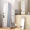 Arched/ Rectangle Framed Mirror Wall Mounted Standing Makeup Full-length Mirror