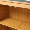 Wooden Garden Shed Tool Storage Cabinet Outdoor Store Cupboard with Asphalt Roof