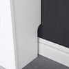 White Radiator Cover Cabinet Small Large Modern MDF Slat Wood Grill Furniture