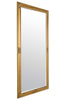Large Mirror Gold Full Length Long Leaner Wall Mounted 5ft3 x 2ft5 160cm x 73cm