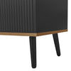Modern TV Unit TV Stand Cabinet with Storage Media Units for Living Room Black
