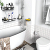 Shower Caddy With Soap Dish & Toothbrush Holder 5pcs Bathroom Wall Mounted