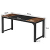 Tribesigns Modern Computer Desk, 63 x 23.6 inch Large Office Desk Computer Table