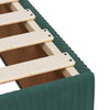 Bed Frame Dark Green 140x200 Z5I7