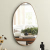 Wall Mounted Framed Mirror Vanity Makeup Bedroom Glass Dressing Mirror Shaped