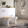 Toilet Seat Universal Soft Close Heavy Duty Bathroom Toilet Lid Cover w/ Fitting