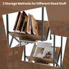 3-Tier Record Player Stand Record Holder Shelf Display Shelf Bedroom End Table