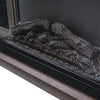 Electric Fireplace Set w/ TV Stand Fire Log Stove Unit Cabinet 3 Color LED Flame
