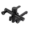 New 360° Wall-mounted Kitchen Tap Stainless Steel Bathroom Faucet with Spray Gun