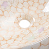 Marble Effect Bathroom Vanity Countertop Wash Basin Oval Ceramic Washing Sink