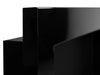 Bio Ethanol Fireplace 900x400 - Wall-Mounted - Black Matt - With Glass - Set