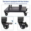 Mobile TV Cart Floor Stand Mount Height Adjustable Large Trolley for 32- 80'' TV